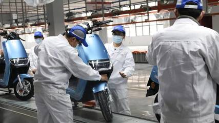 趁勝勢·創盛世 新大洲全生態智慧工廠正式投產，開啟電動車智造新篇章